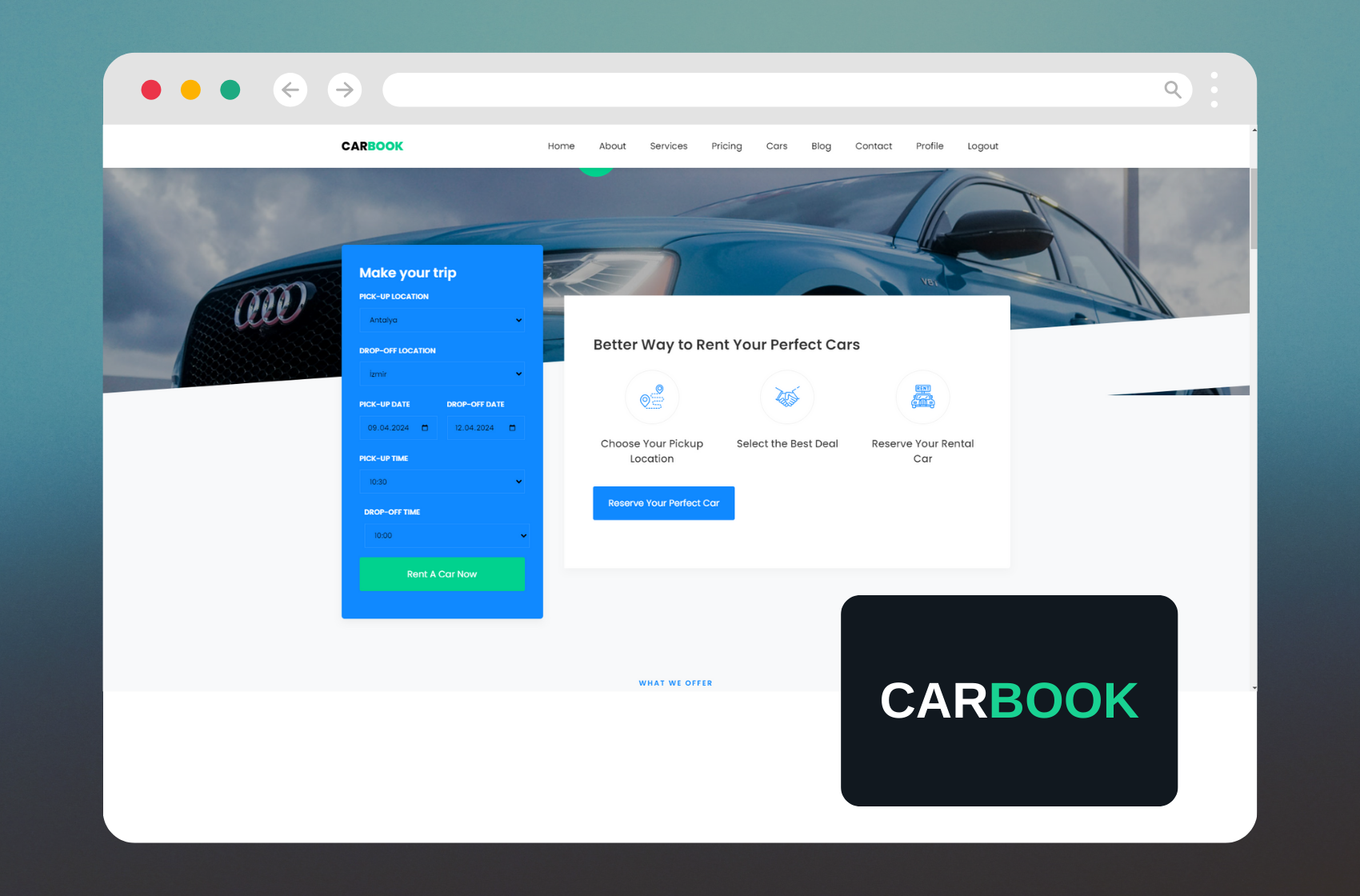 Car Booking Rental App