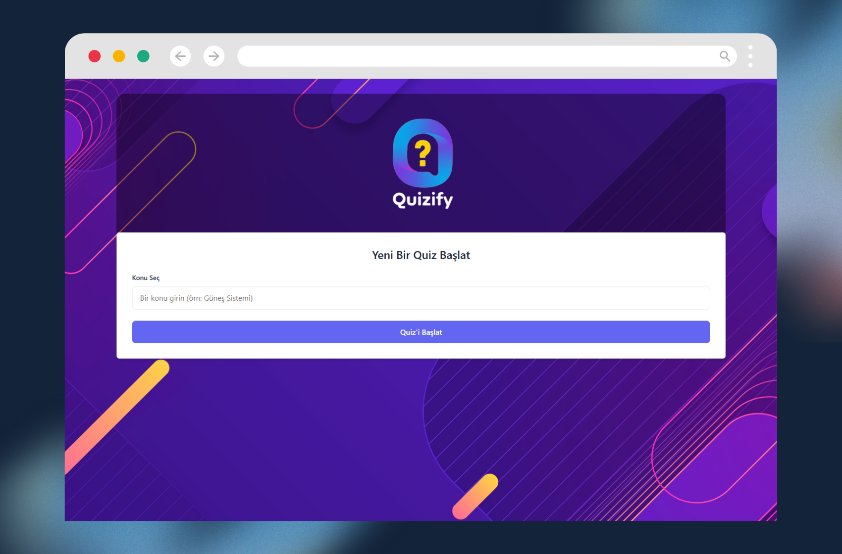 Quizify — AI Quiz App